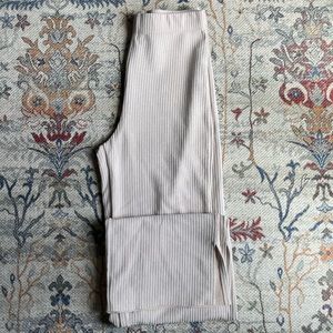 H&M Wide Leg Raw Hem Pants